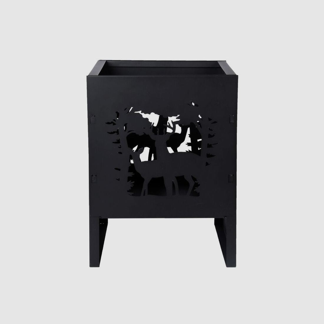 AKAH Feuerkorb Hirsch mit Flammen