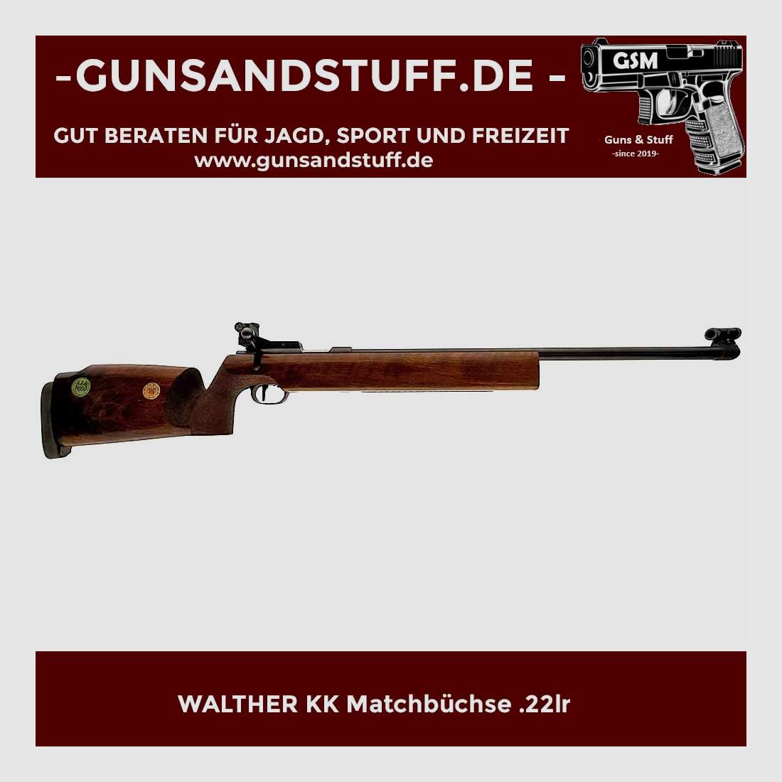 WALTHER KK Matchbüchse .22lr, Bild 2 von 3