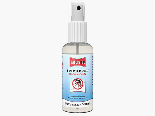 Ballistol Mückenschutz STICHFREI 100ml Pumpspray