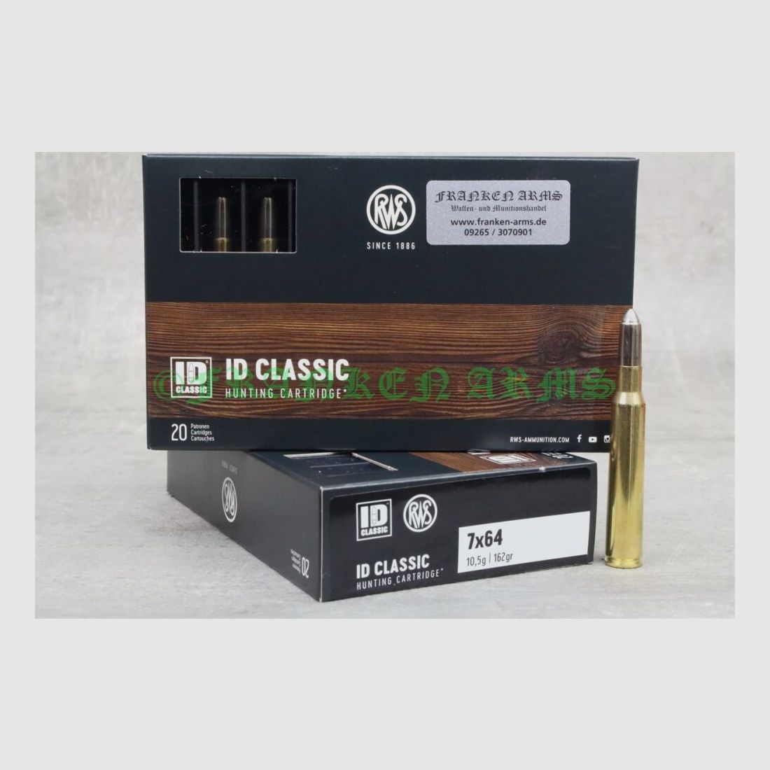 RWS ID Classic 7x64 162gr. 10.5g 20 pieces quantity discounts