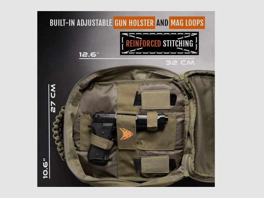 Bolsa de armas Jackal para armas cortas
