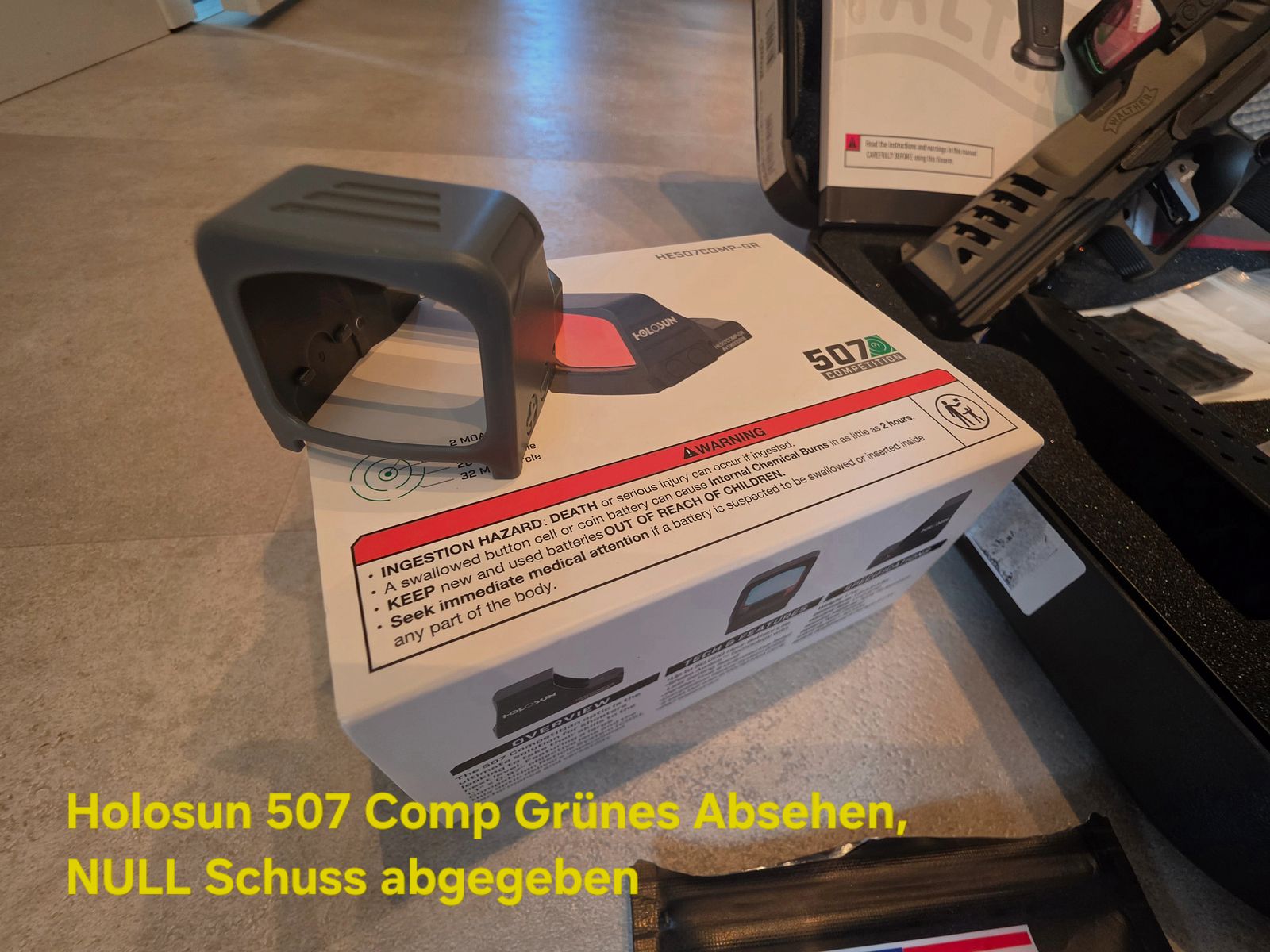 Walther PDP SF Match 5“ z Holosun 507COMP-GR i wieloma akcesoriami