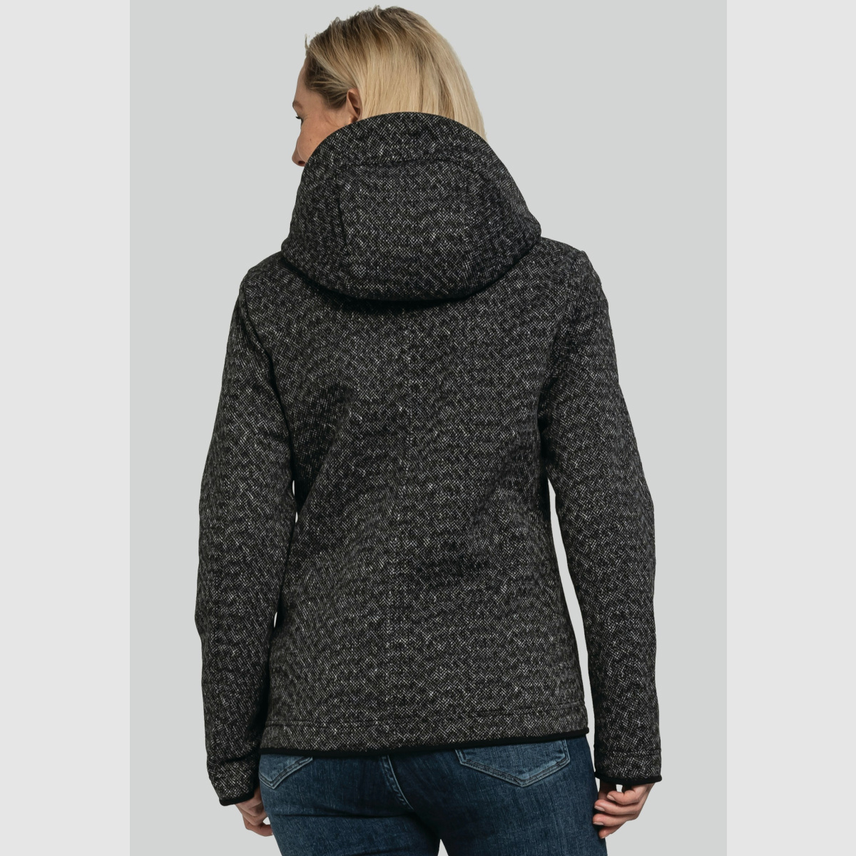 SCHÖFFEL Fleece Hoody Aurora L Schwarz