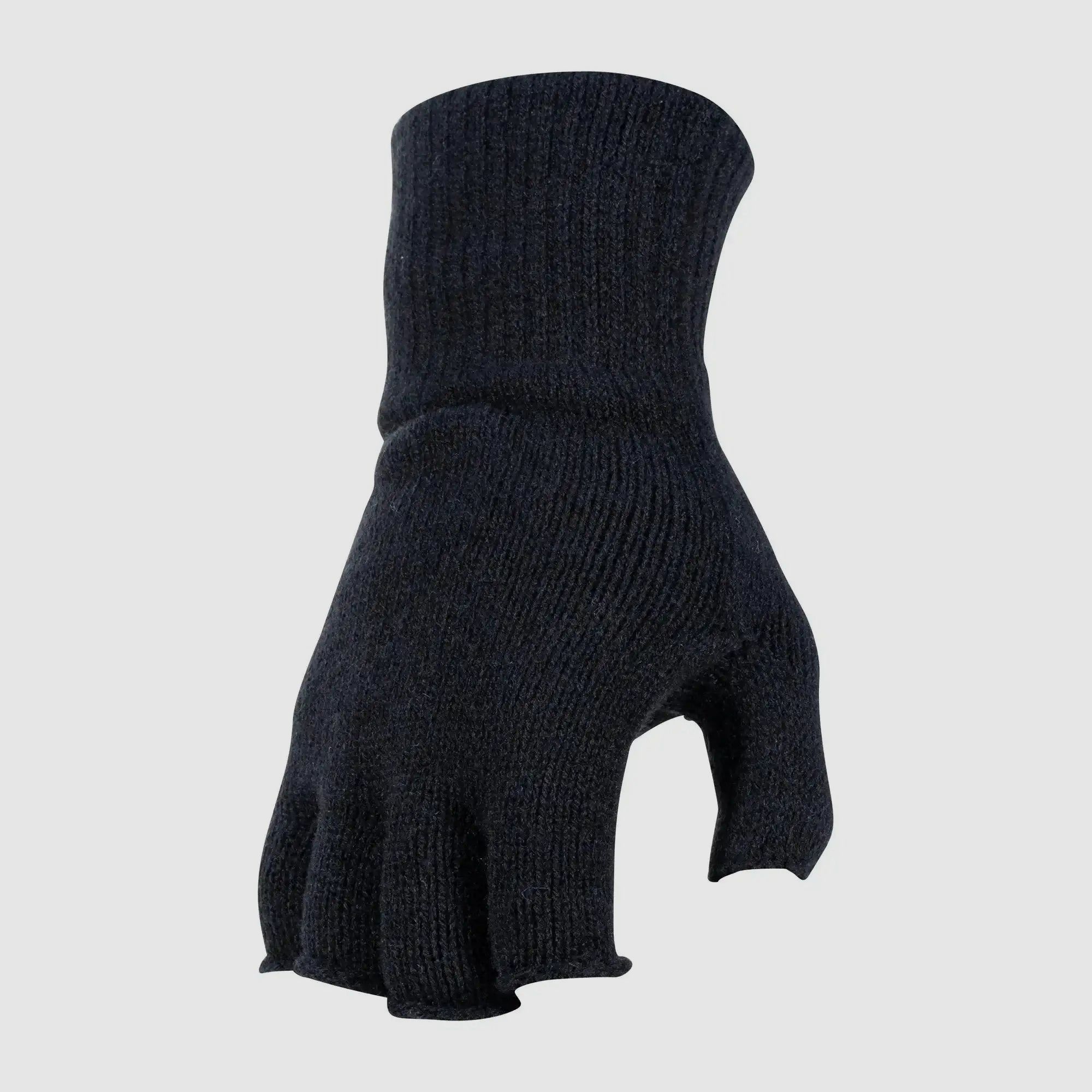 MFH MFH Knitted Gloves without Fingers black Men's
