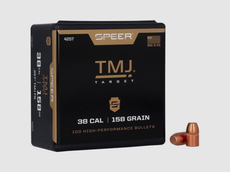 SPEER GESCHOSSE TMJ FN - .38SPECIAL / 357MAG, 158 GRAIN - 100 PIECES
