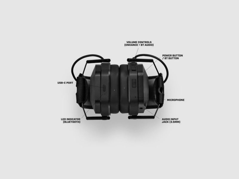 AXIL MX PRO Bluetooth Gehoorbescherming, afbeelding 5 van 7