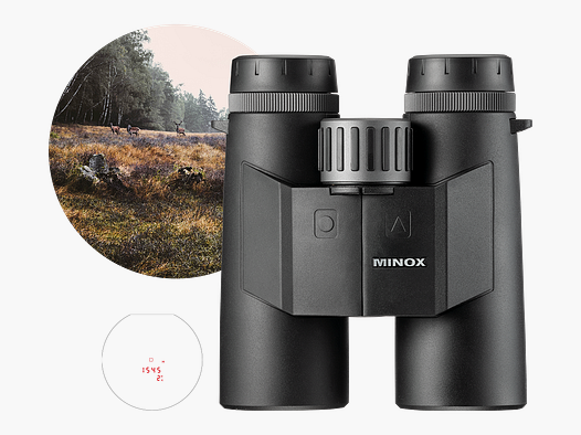 MINOX X-range 10×42 Fernglas mit Entfernungsmesser