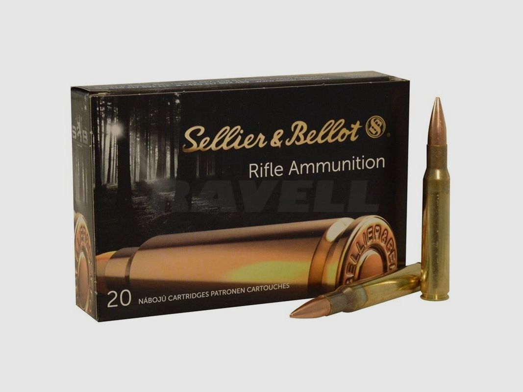 Munition Sellier & Bellot 7,62x54 R FMJ 180 gr