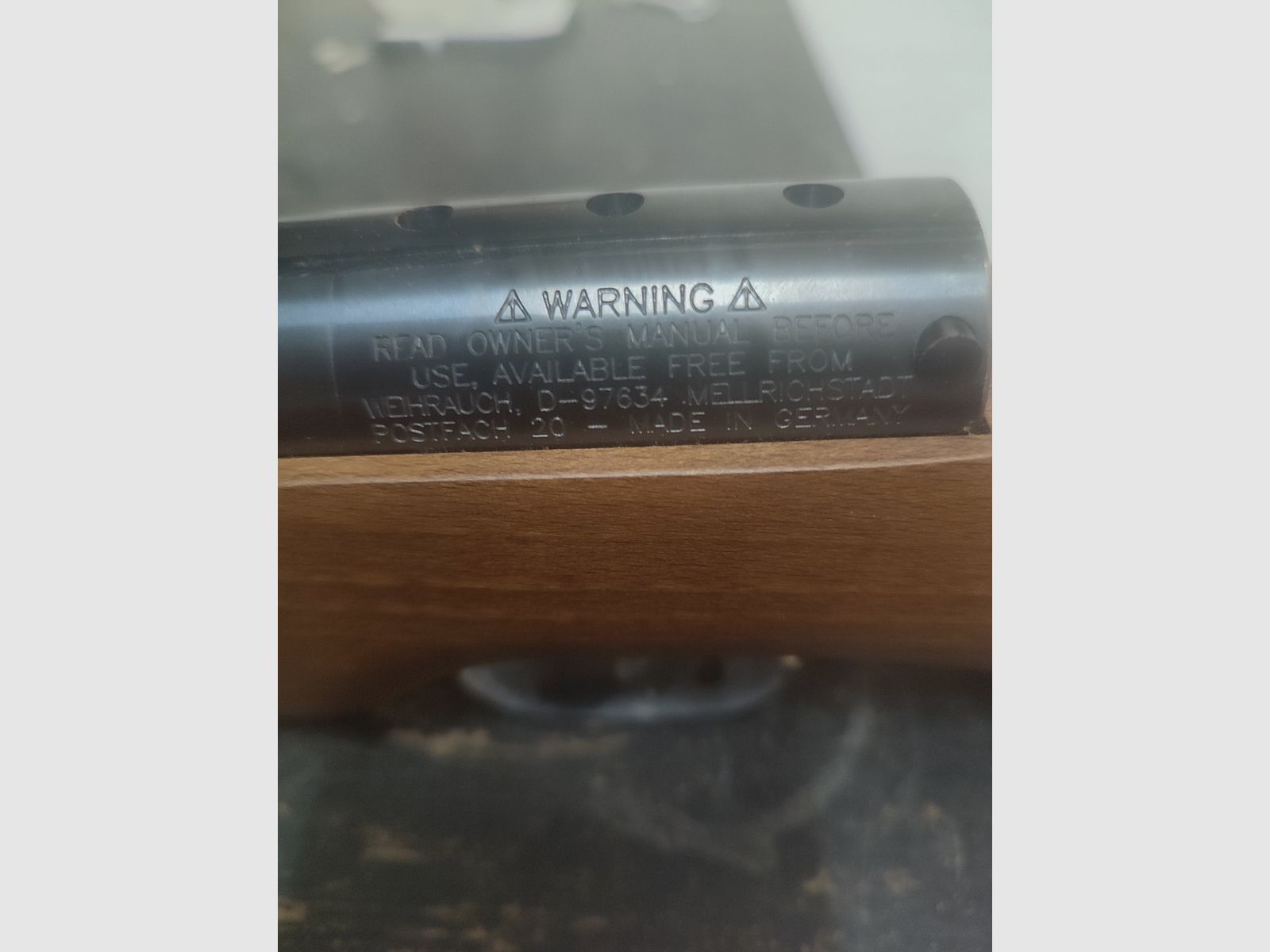 Incense air rifle HW 35