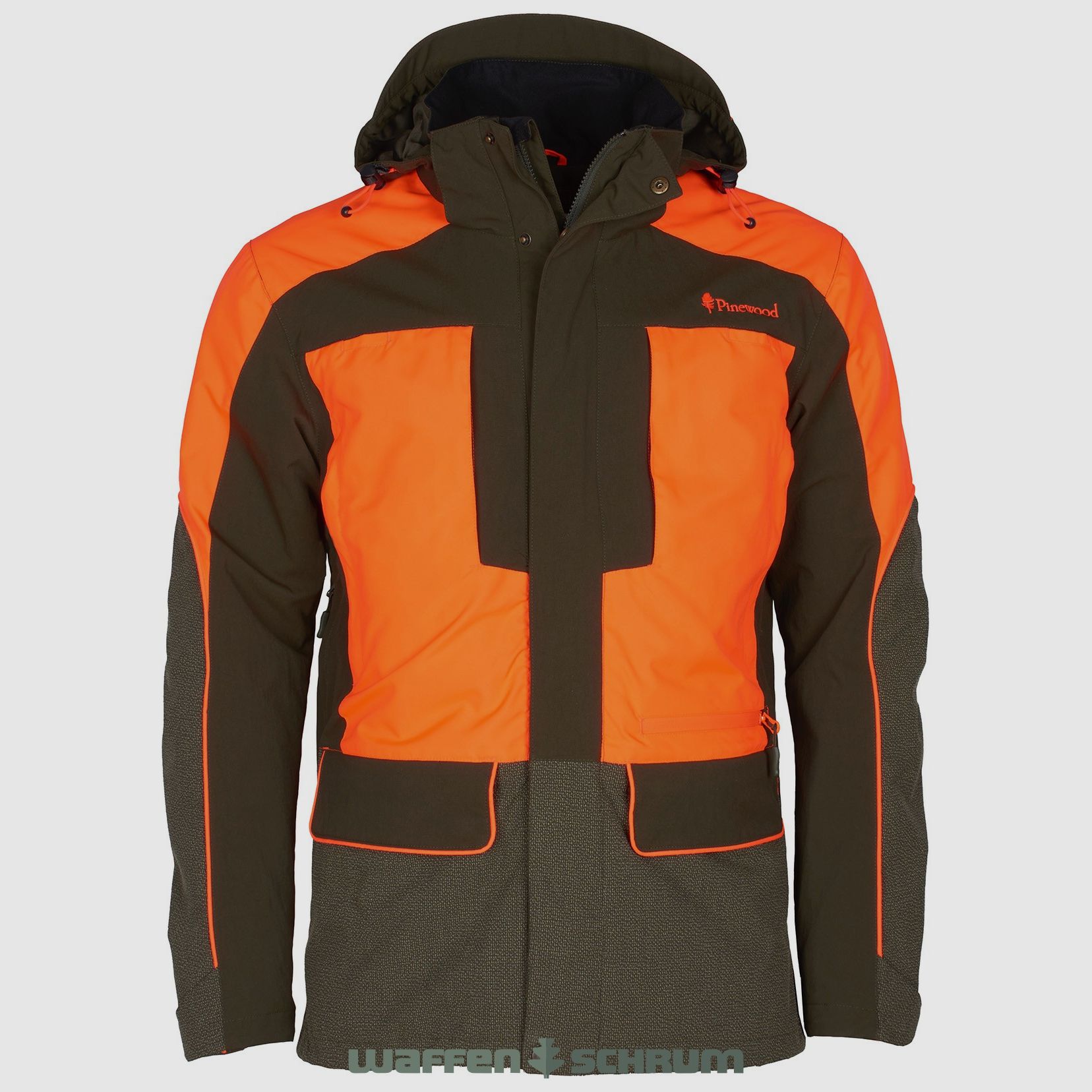 Pinewood Dornenjacke Mossgreen/ Orange