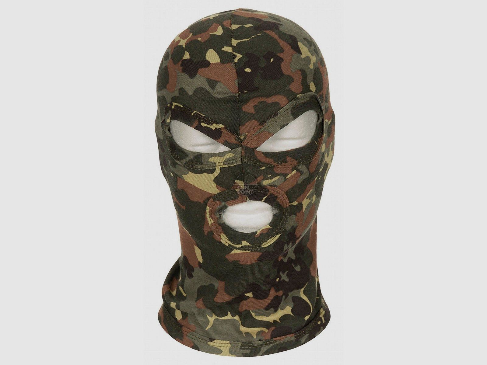 Balaclava, 3-Loch, dnn,flecktarn, 100 % Baumwolle