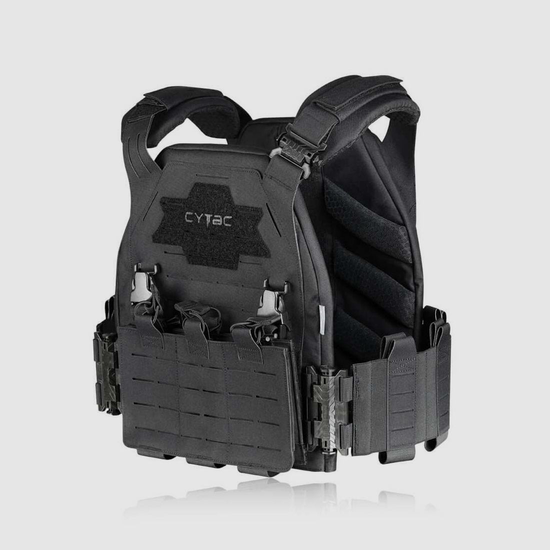 CYTAC Plate Carrier Tactical Taktische Weste / Schwarz