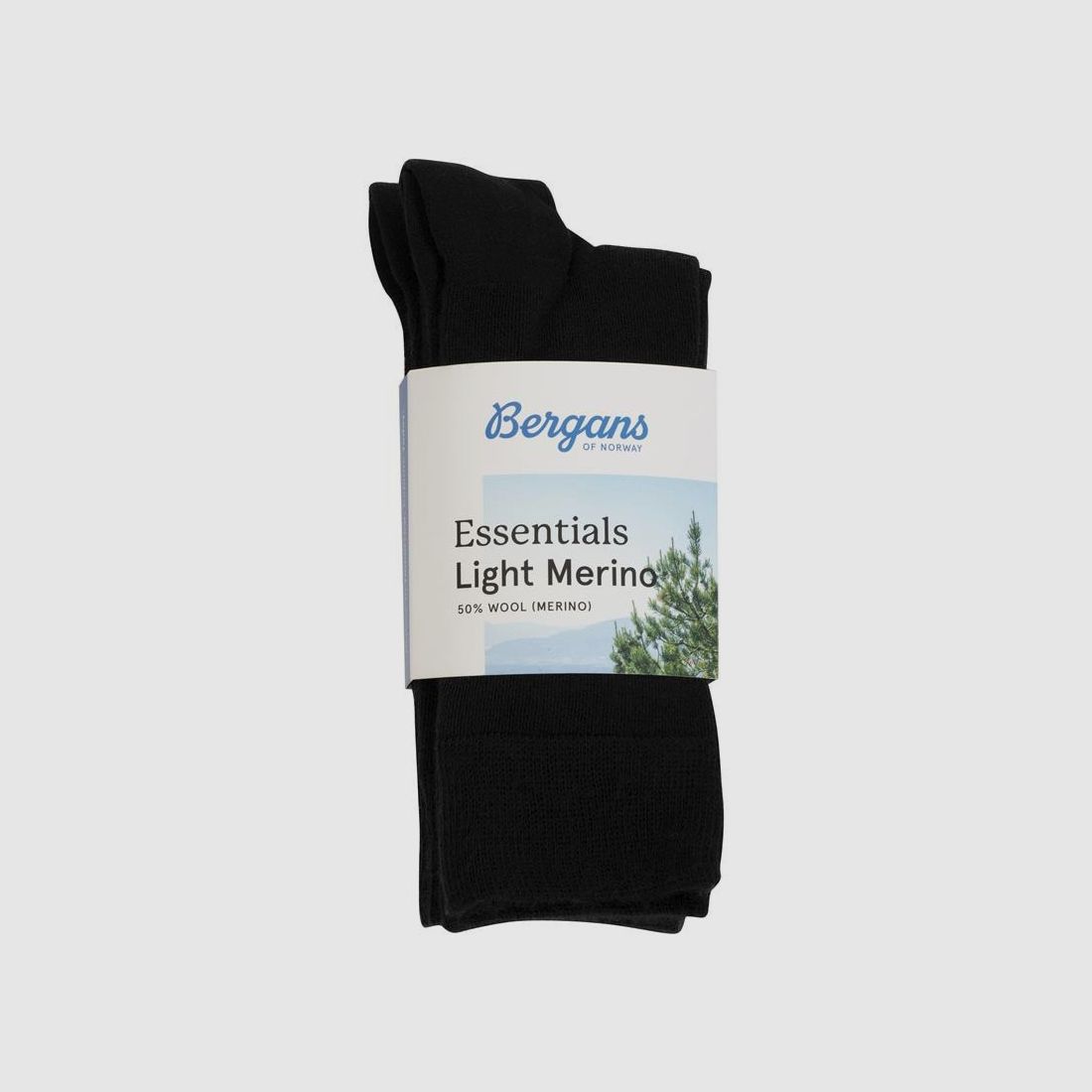 Bergans Essentials Light Merino Sock 3pk Black 41-46