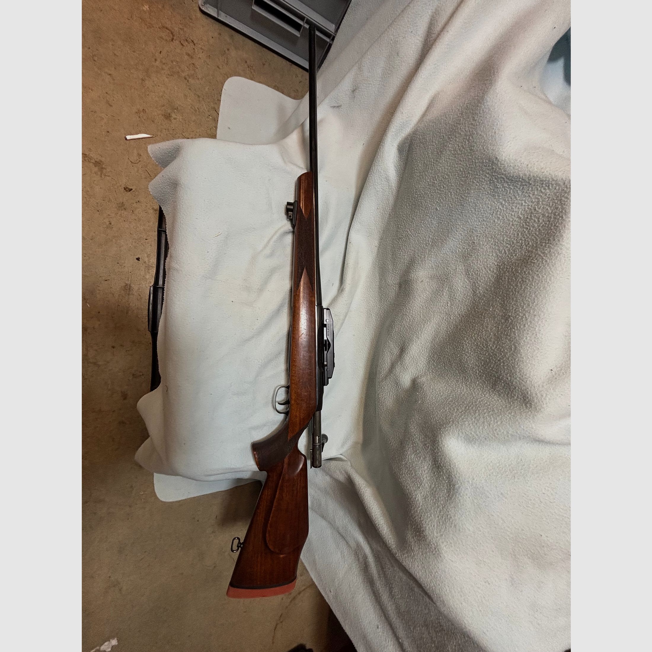Carl Gustav bzw Sauer 90 cal. 6,5x55 Dentler Basis und Montageschiene Zeiss Innenschiene