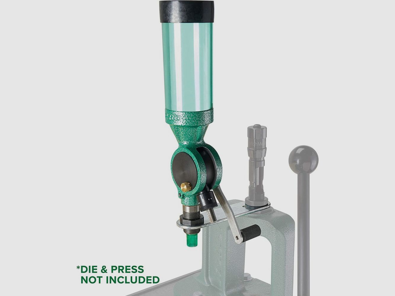 RCBS UPM-III Uniflow Powder Measure III Accurate Power Thrower 9016 Green, immagine 2 di 2