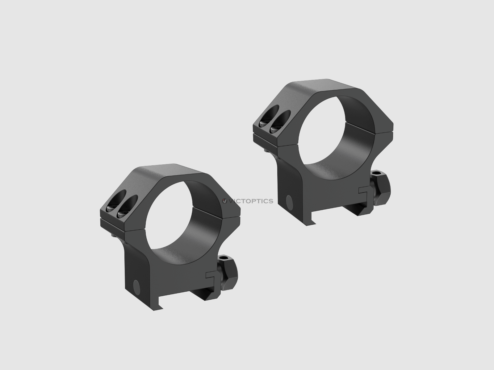 Set di anelli Victoptics Weaver 30mm bassi – 2,54cm, immagine 6 di 7