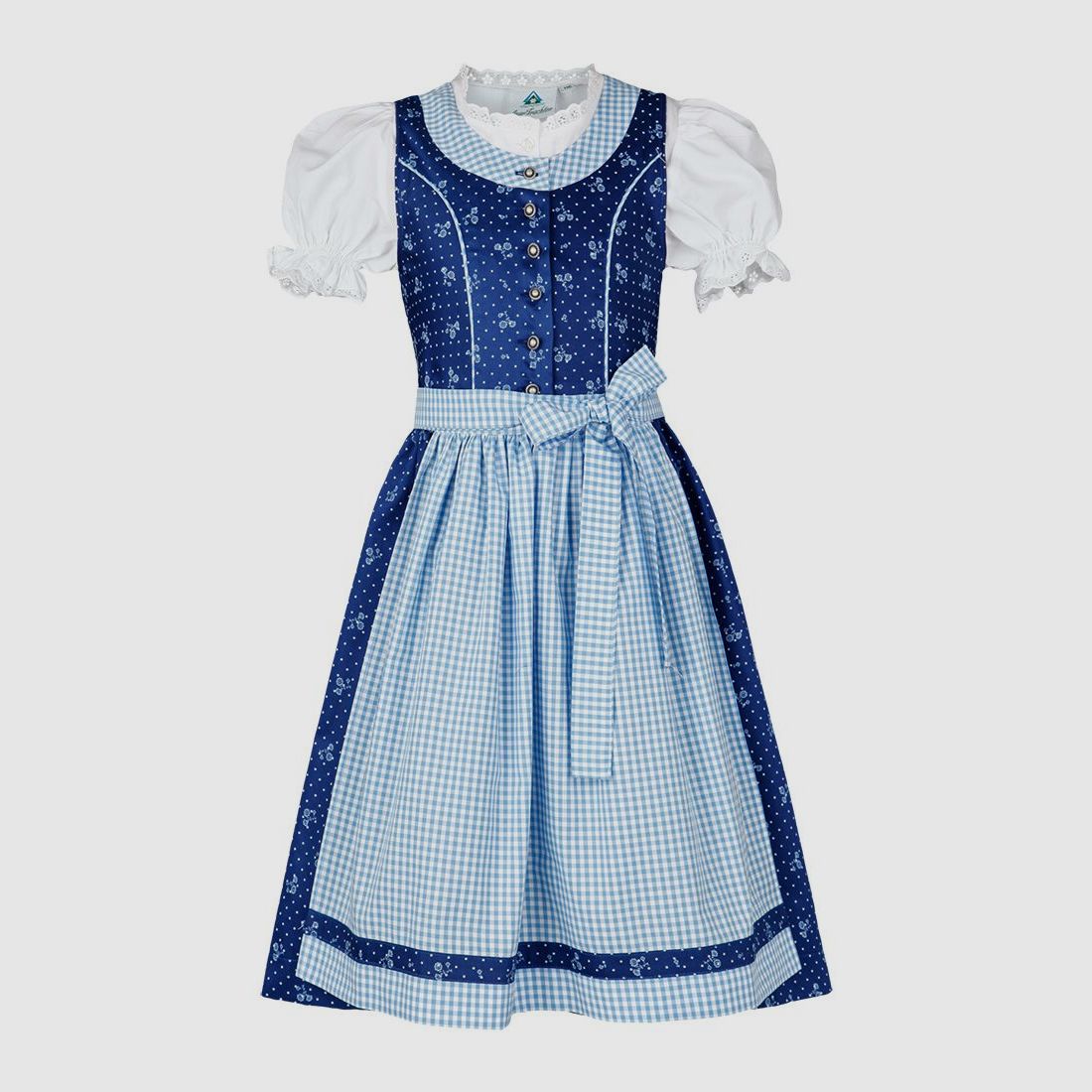 Dziecięcy Dirndl "Zabawny" w Niebieskim