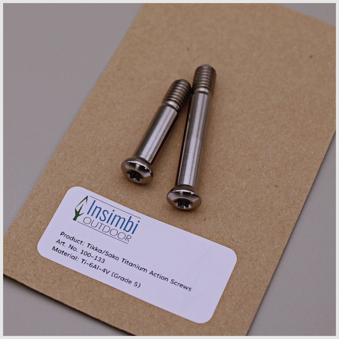 Tikka/Sako system screws made of titanium