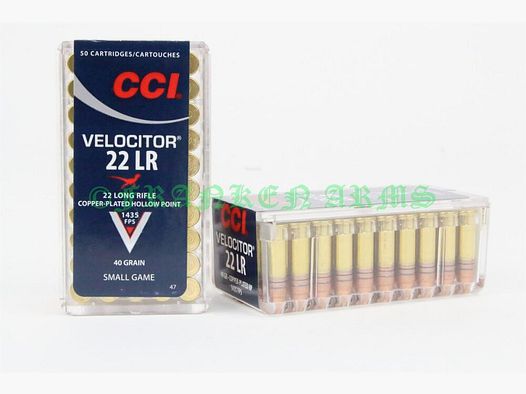 CCI Velocitor .22 l.r. 40gr. 2,6g 50 Stück Staffelpreise