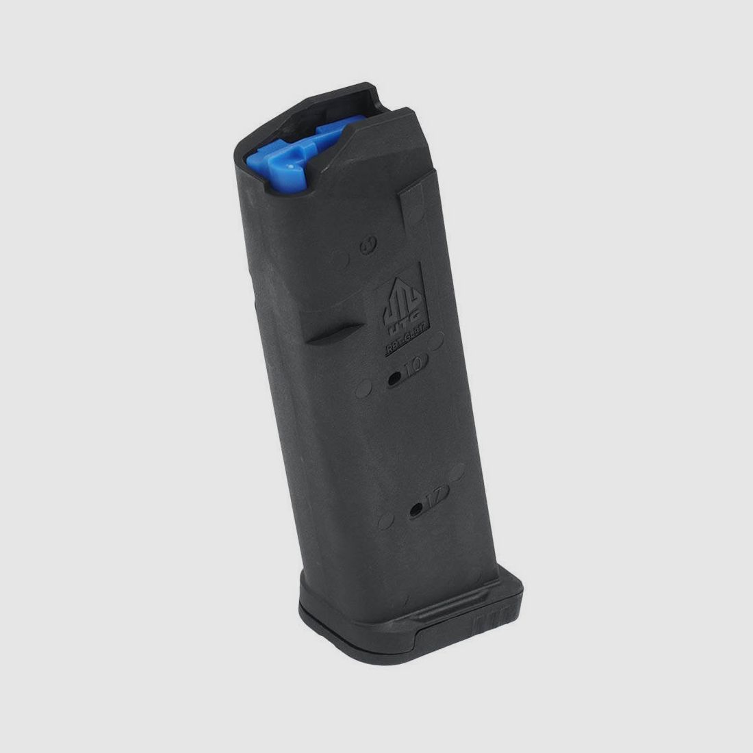 UTG - Polymer Magazin für Glock Pistole - 9x19 mm - 17 Schuss - Polymer - Schwarz Edelstahlfeder