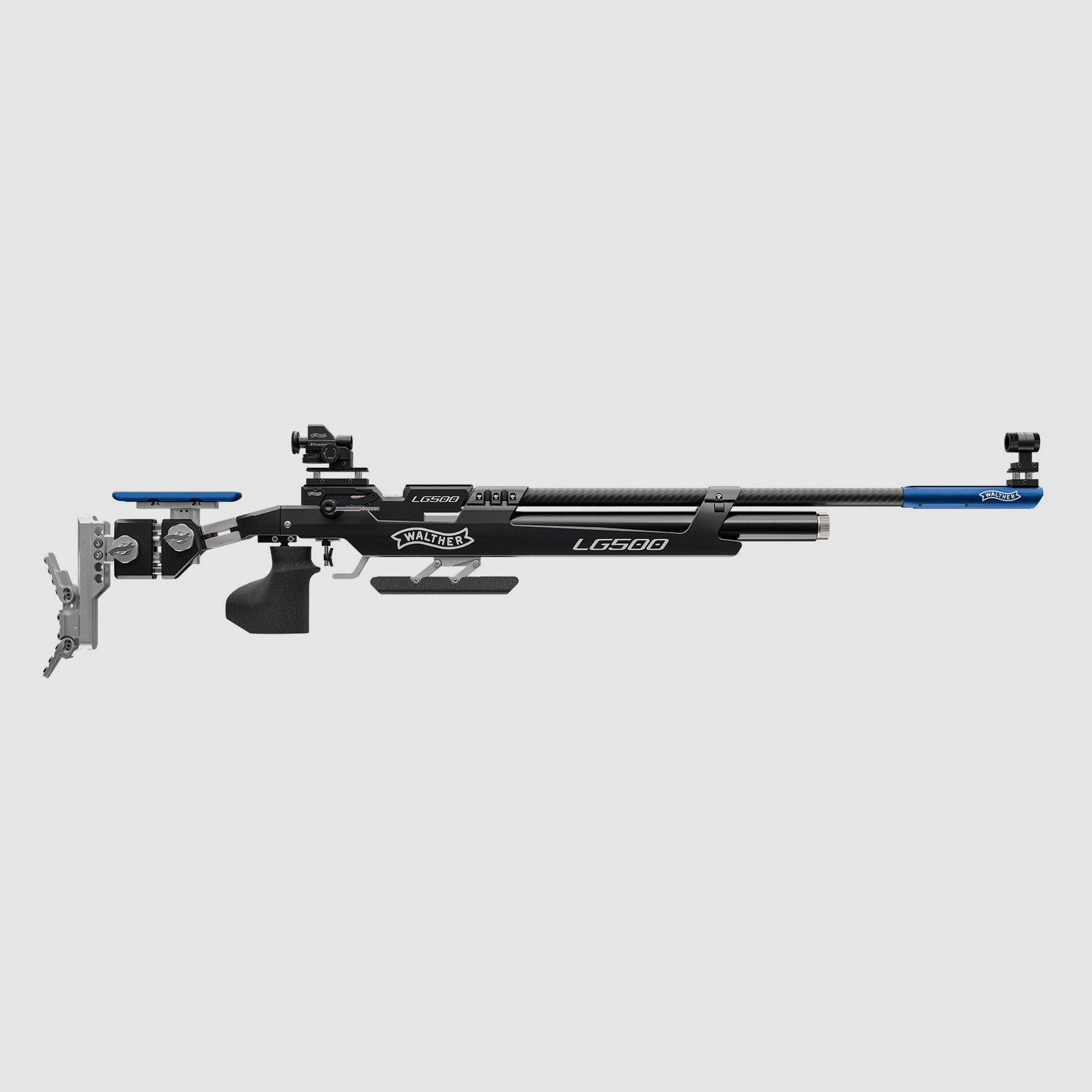 Walther LG500 Expert Aluminiumschaft rechts