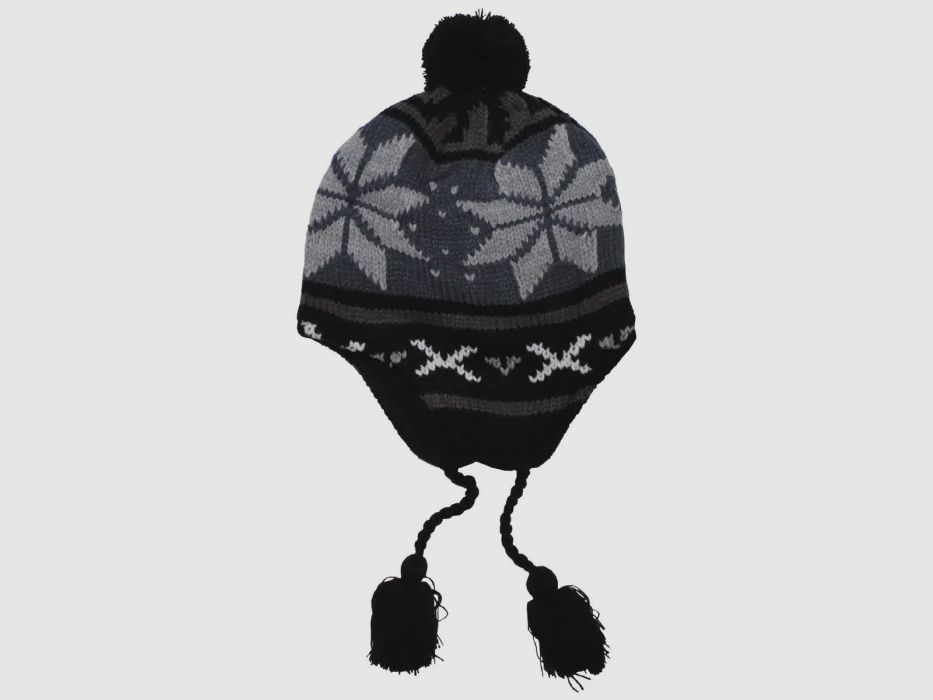 Mütze "Peru Lima", mit Fleece, blau/schwarz