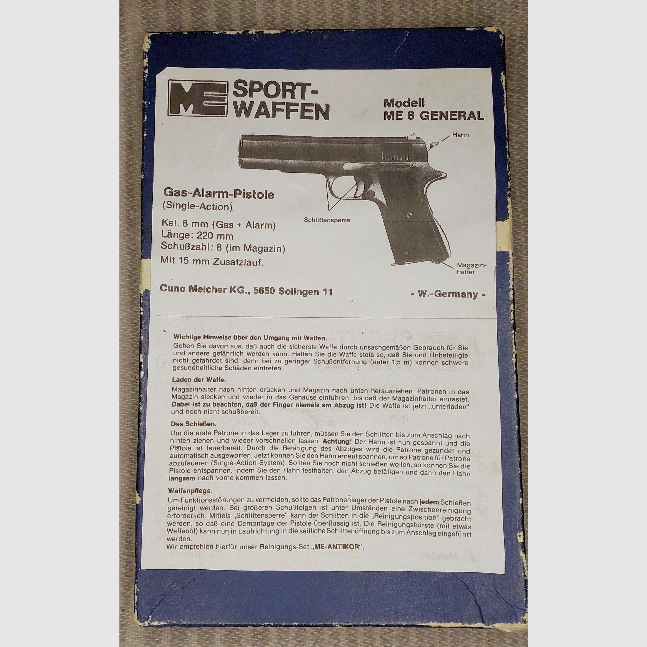 ME 8 Allgemein (PTB 308) Holzgriff