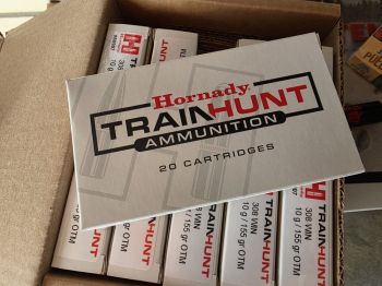 HORNADY MUNITION .308 WIN 155GR OTM BT TRAINHUNT 20 Schuss
