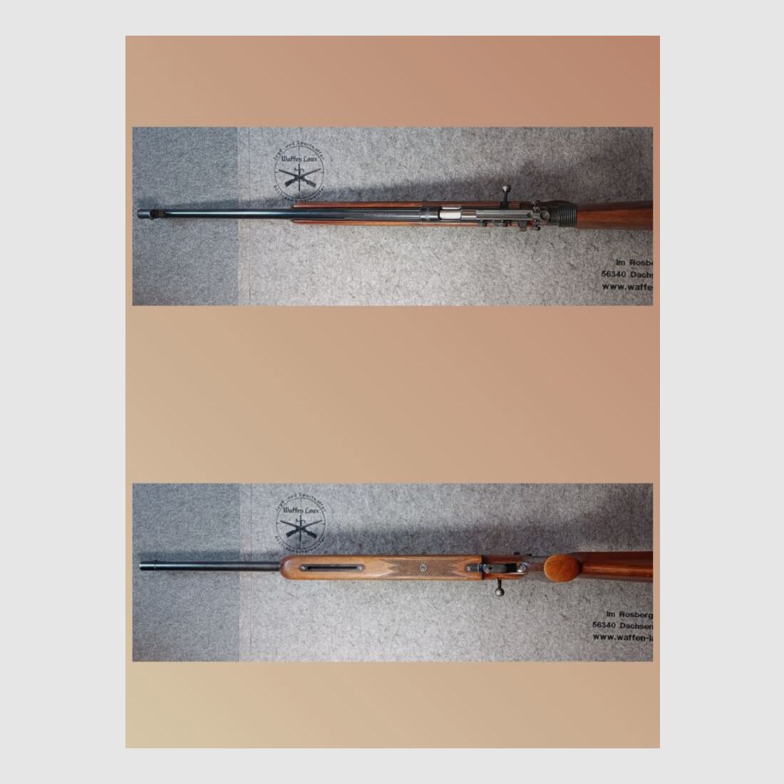 Anschütz Mod. 54 Match met diopter houten kolf