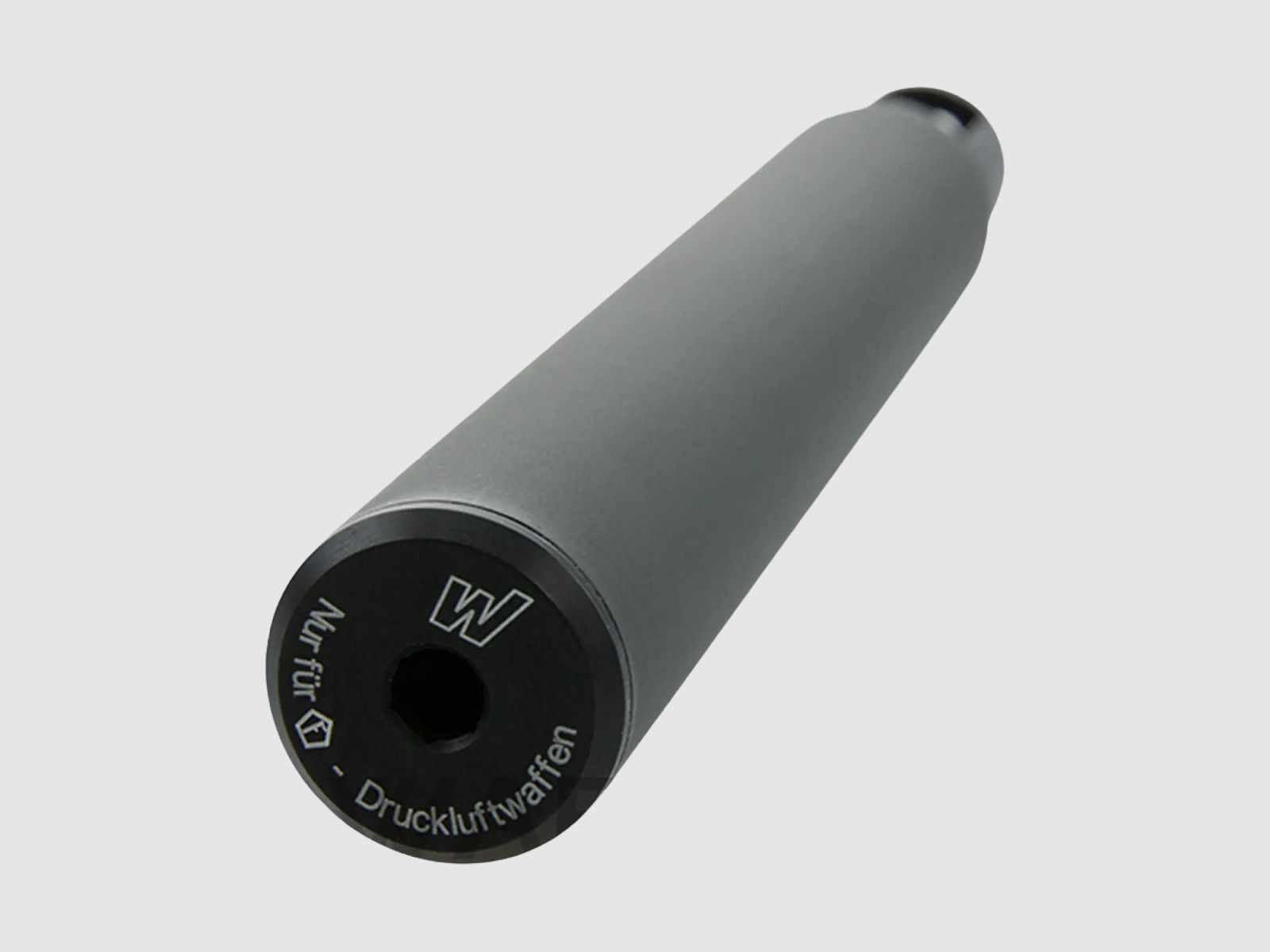 Screw-on silencer 15mm for Weihrauch air rifle