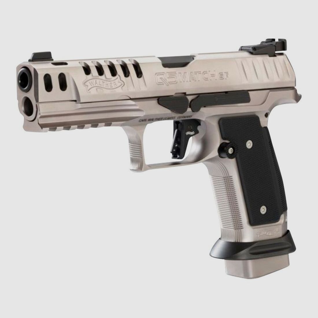 Walther Q5 Match Steel Frame Black Tie Pistole