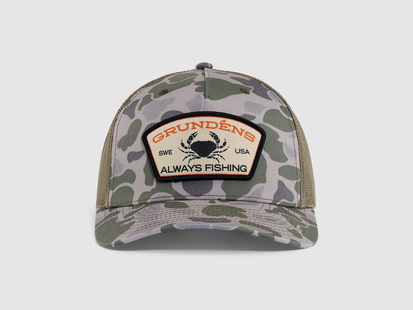 Grundéns Always Fishing Trucker Marsh Camo
