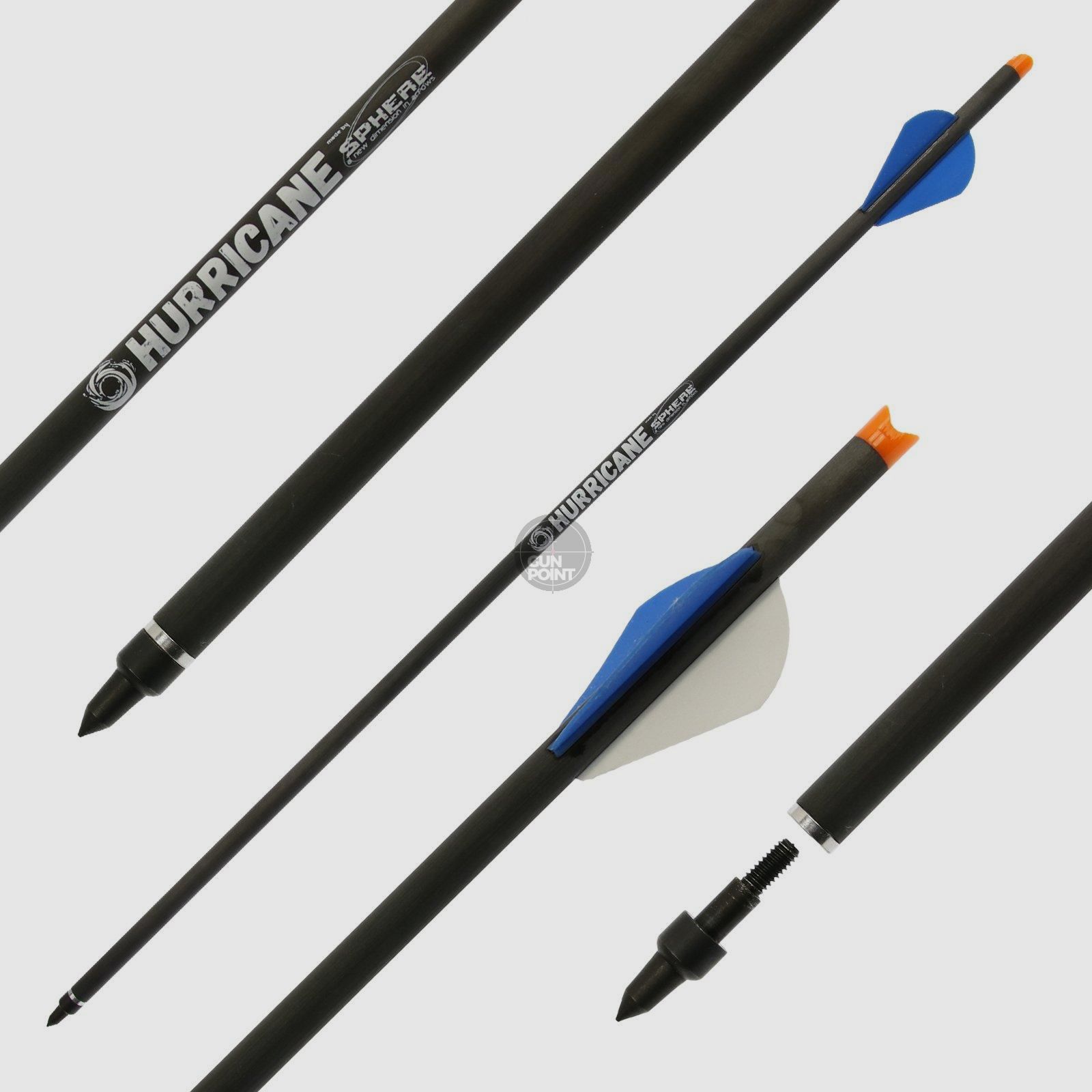 Armbrustbolzen | SPHERE Hurricane - Carbon - 20 Zoll - 12er Pack
