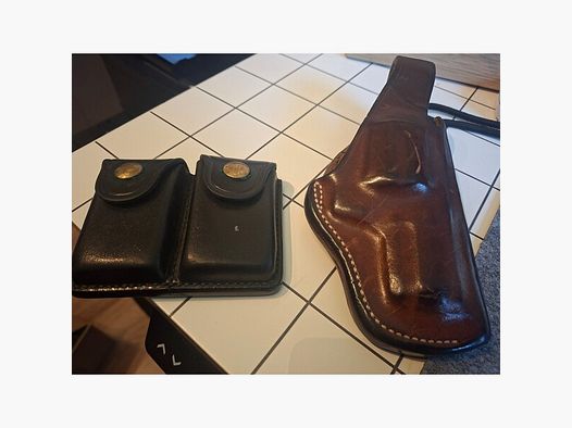 Revolverholster 2-21/2 Zoll Lauf und PatronenTaschen siehe Bilder