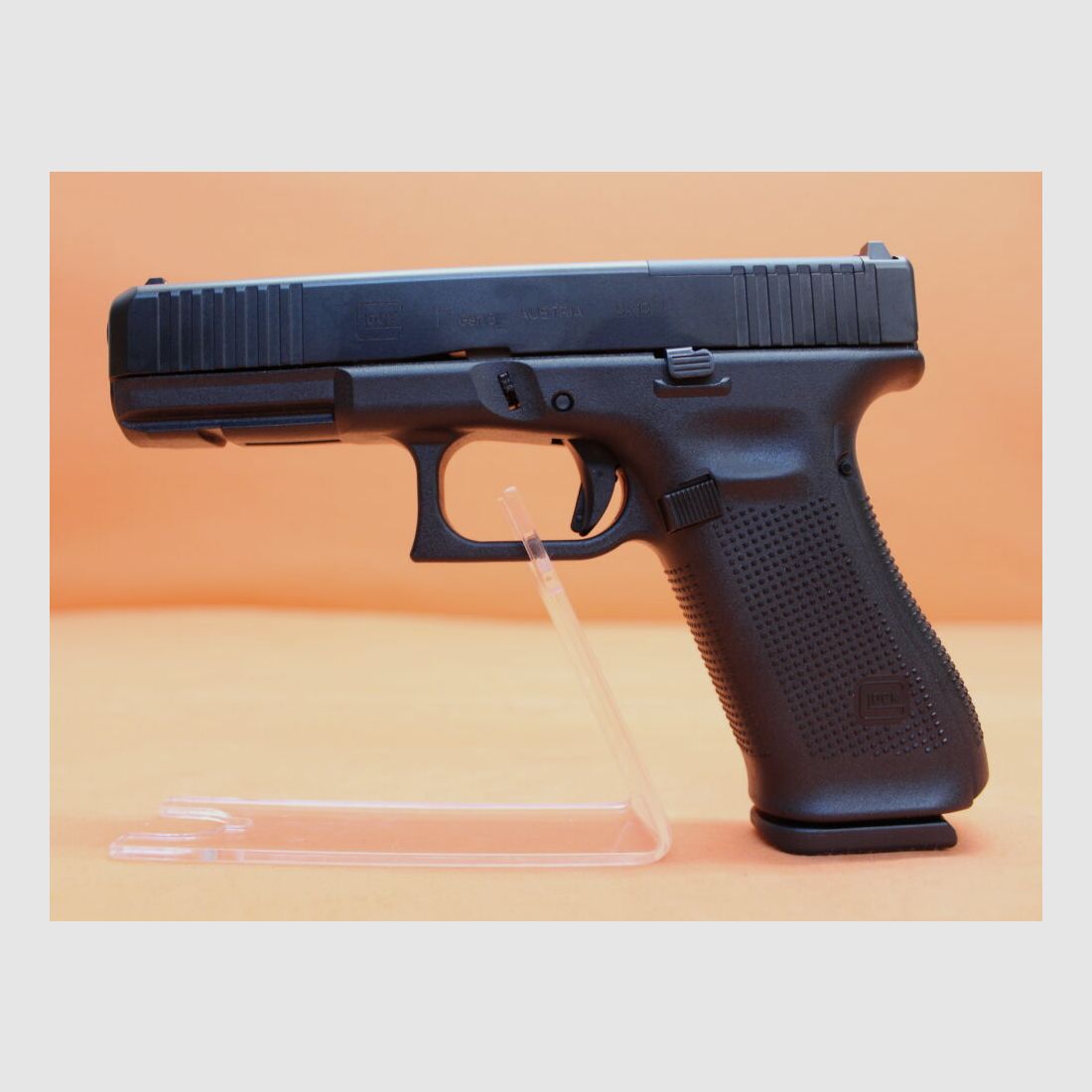 Glock Ha.Pistole 9mmLuger Glock17 Gen5 (MOS) FS 114mm Lauf Modular Optic System f. Red Dot Sight (9mmPara)