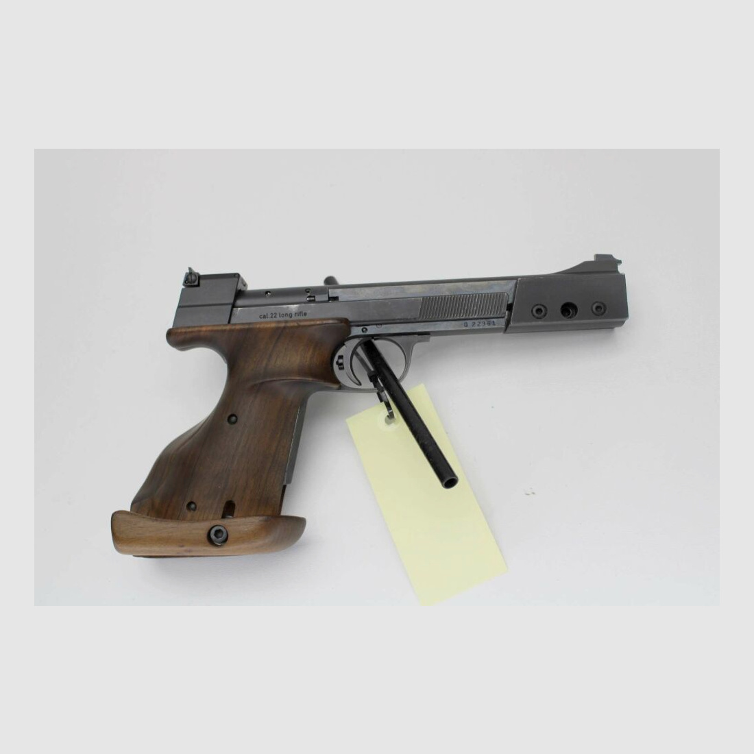 Pistole Hämmerli 208 mit Gewichten .22lr