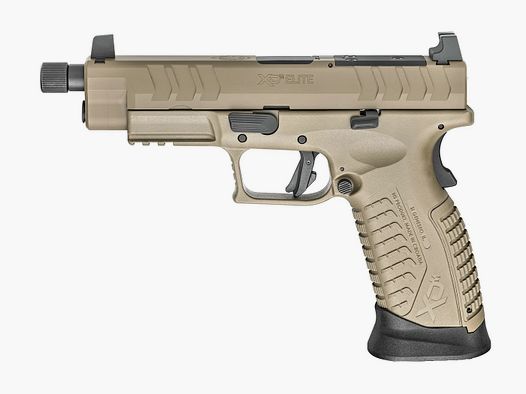 HS XD-M Elite 5,28" OSP Threaded Barrel Desert FDE