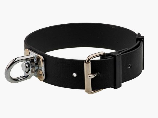 Obroża Tropowa Biothane 30 mm 28-34 cm czarna