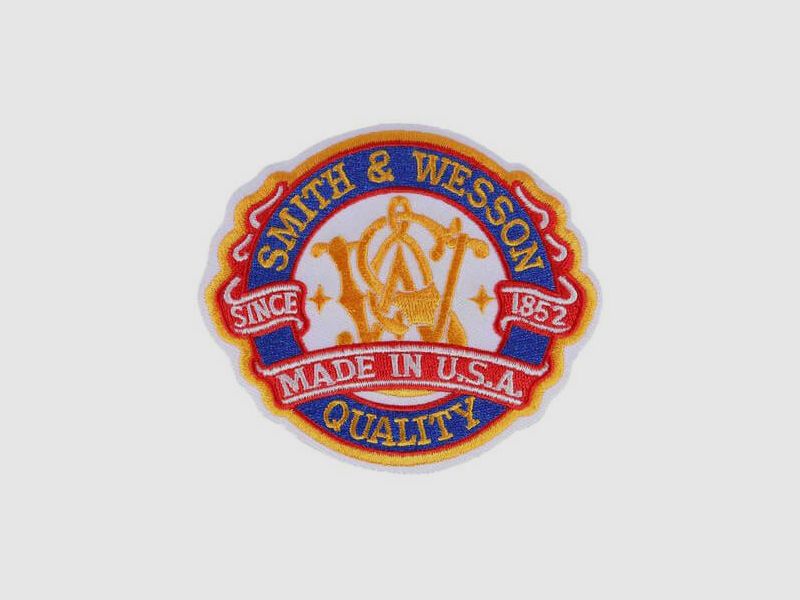 SMITH & WESSON STOFFABZEICHEN MADE IN USA