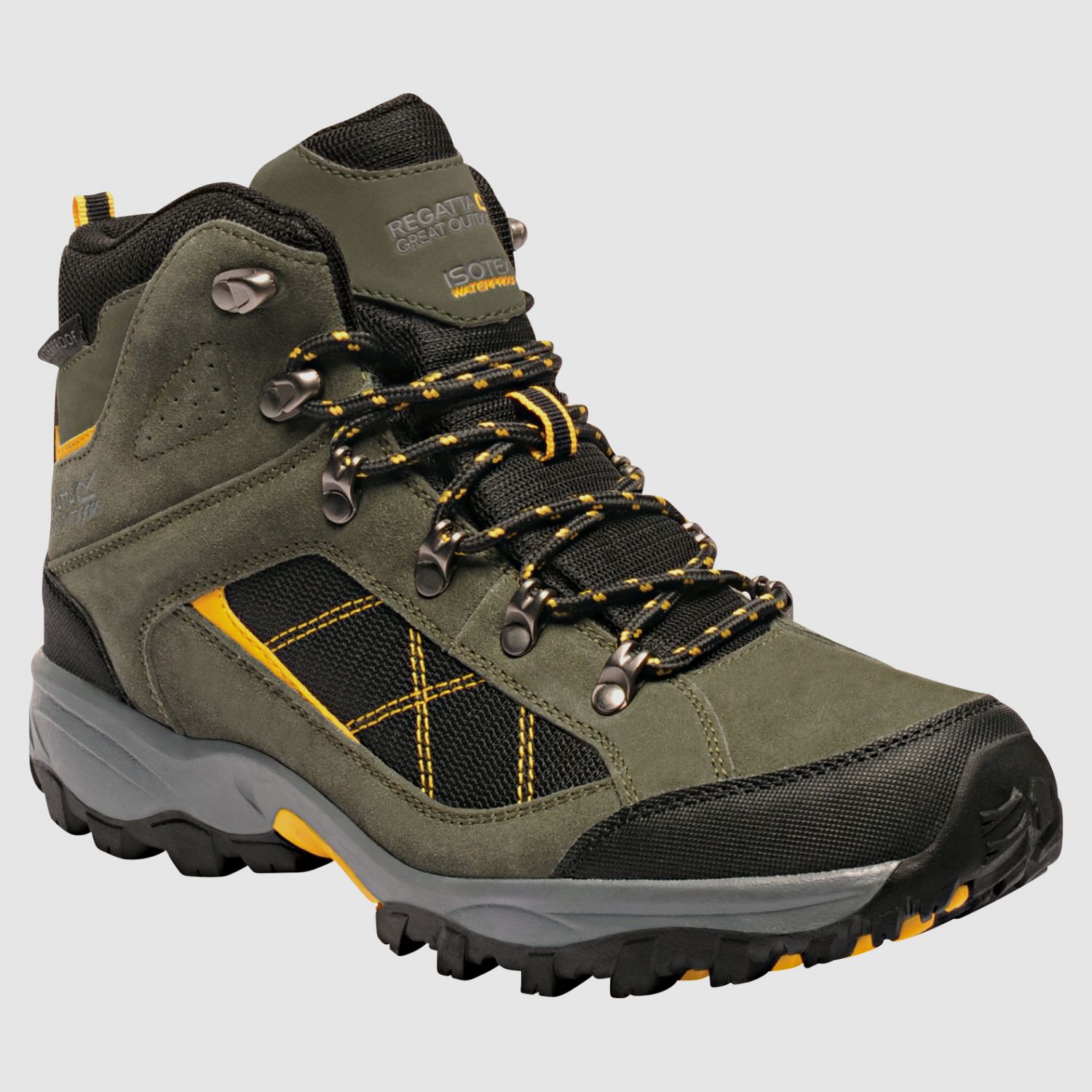 Regatta Outdoorboots Clydebank Herren (Dark Khaki), Bild 2 von 2