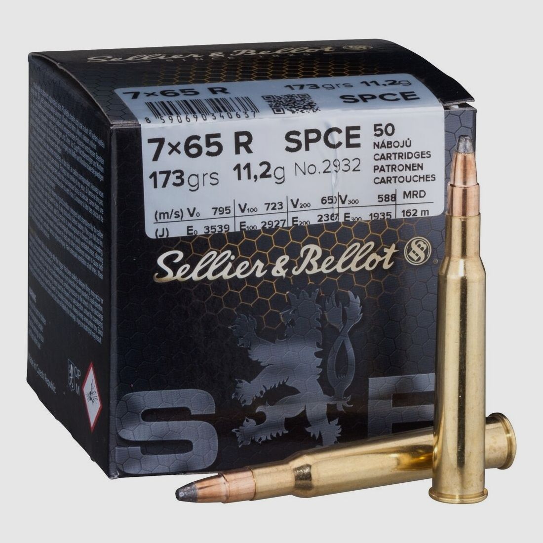 Sellier & Bellot TM SPCE 173gr 50Schuss 7x65R