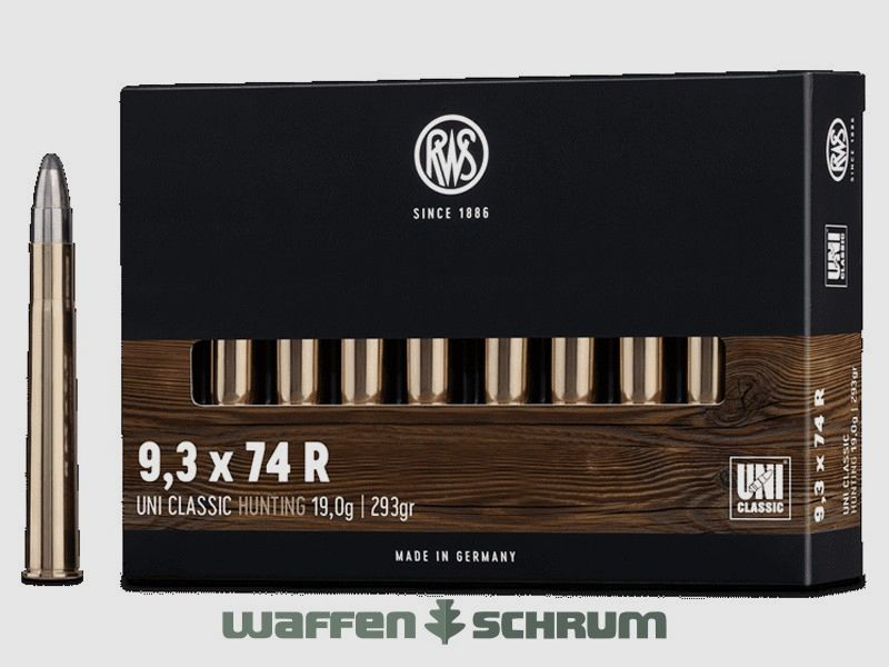 RWS UNI Classic 19,0g - 293gr 9,3x74R