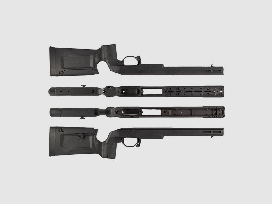 Kinetic Research Group BRAVO Chassis pour Tikka T3X CTR-Magazines, noir