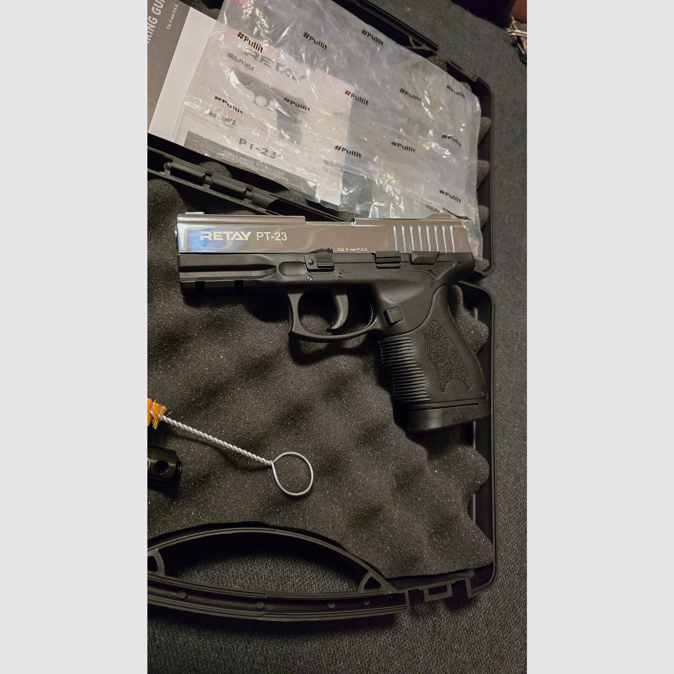 Retay PT-23 Chrome Schreckschuss 9mm PAK 