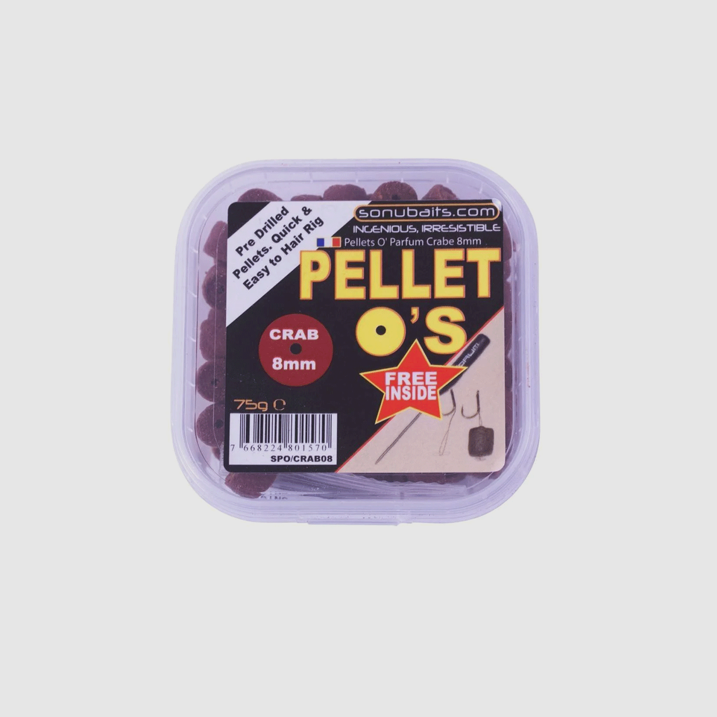 SONUBAITS – PELLET O’S CRAB 8mm 75g