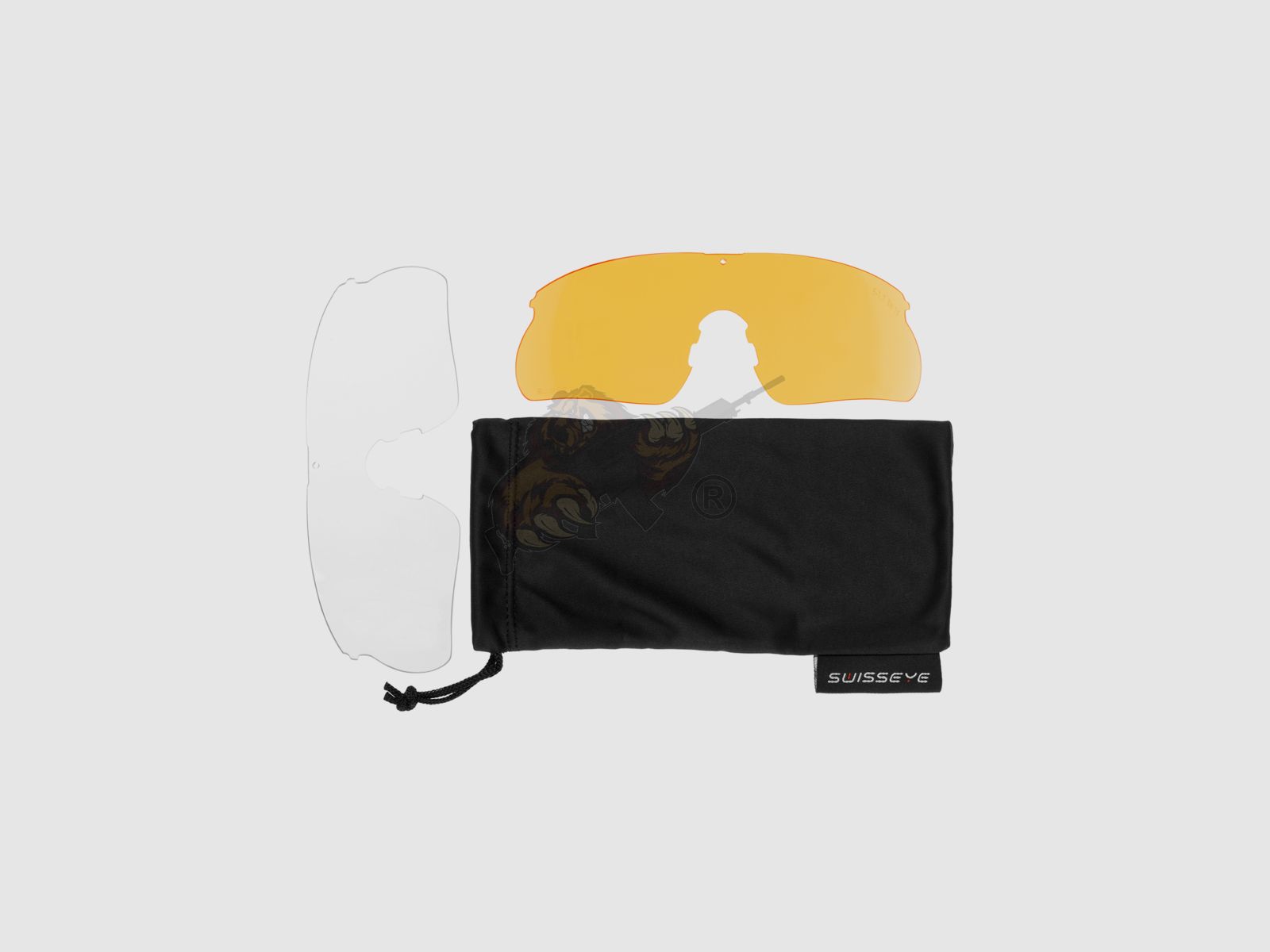 Schutzbrille Raptor - Smoke/Clear/Lightrust | SwissEye