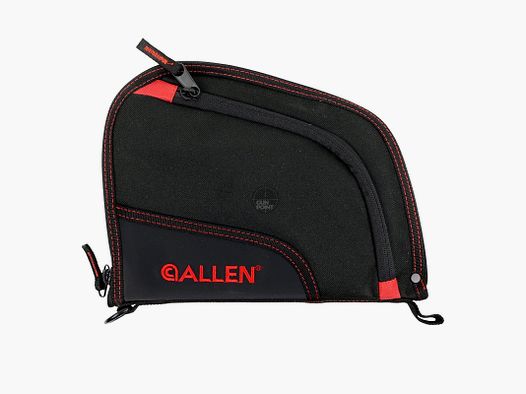 ALLEN - Pistolentasche 22,8 cm schwarz/rot Waffentasche