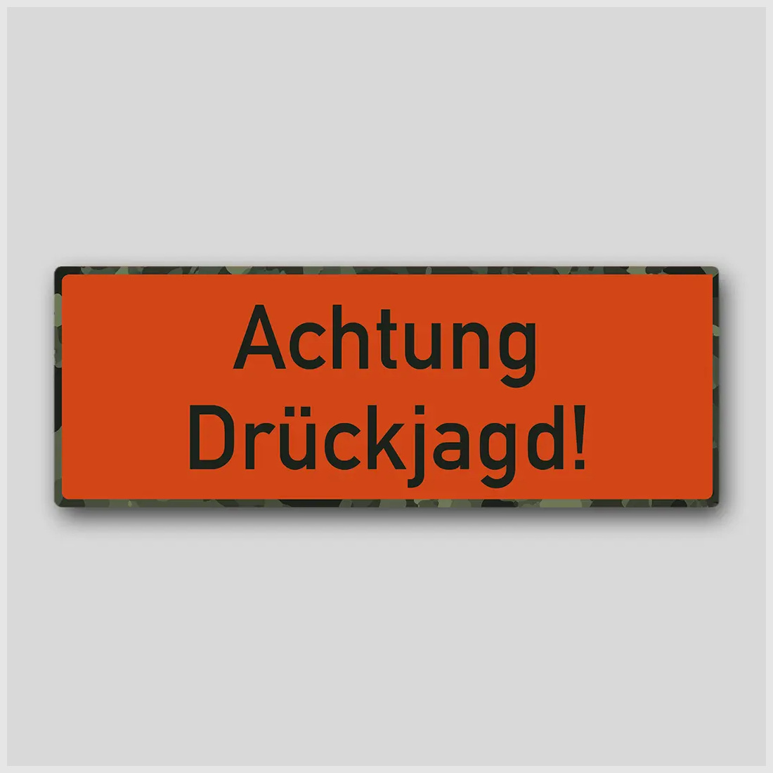 Wilde Hilde Großes Magnetschild Drückjagd