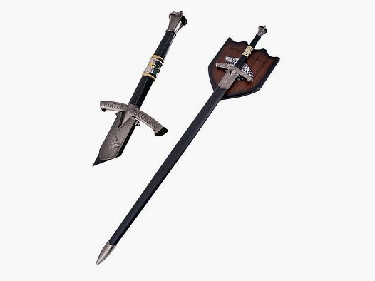 Spada di Ned Stark con fodero e supporto da parete incluso