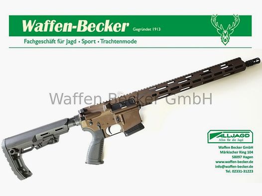 Messerschmitt, Waffen Schumacher Messerschmitt AR15 Kal. .223Rem. 16,75" bronze